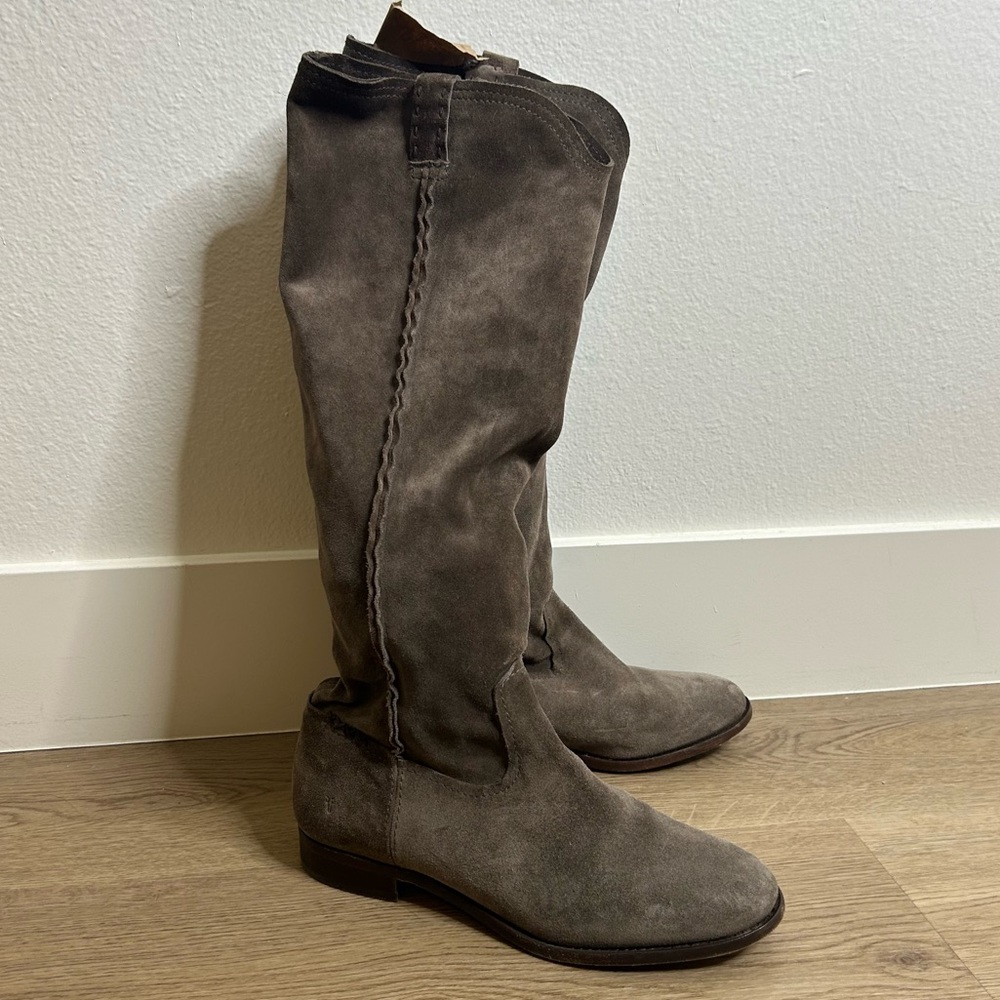 Frye Cara Suede Knee High Tall Boot 11